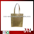 Fashion Gold Metallic Non Woven Bags,handle shopping bag
